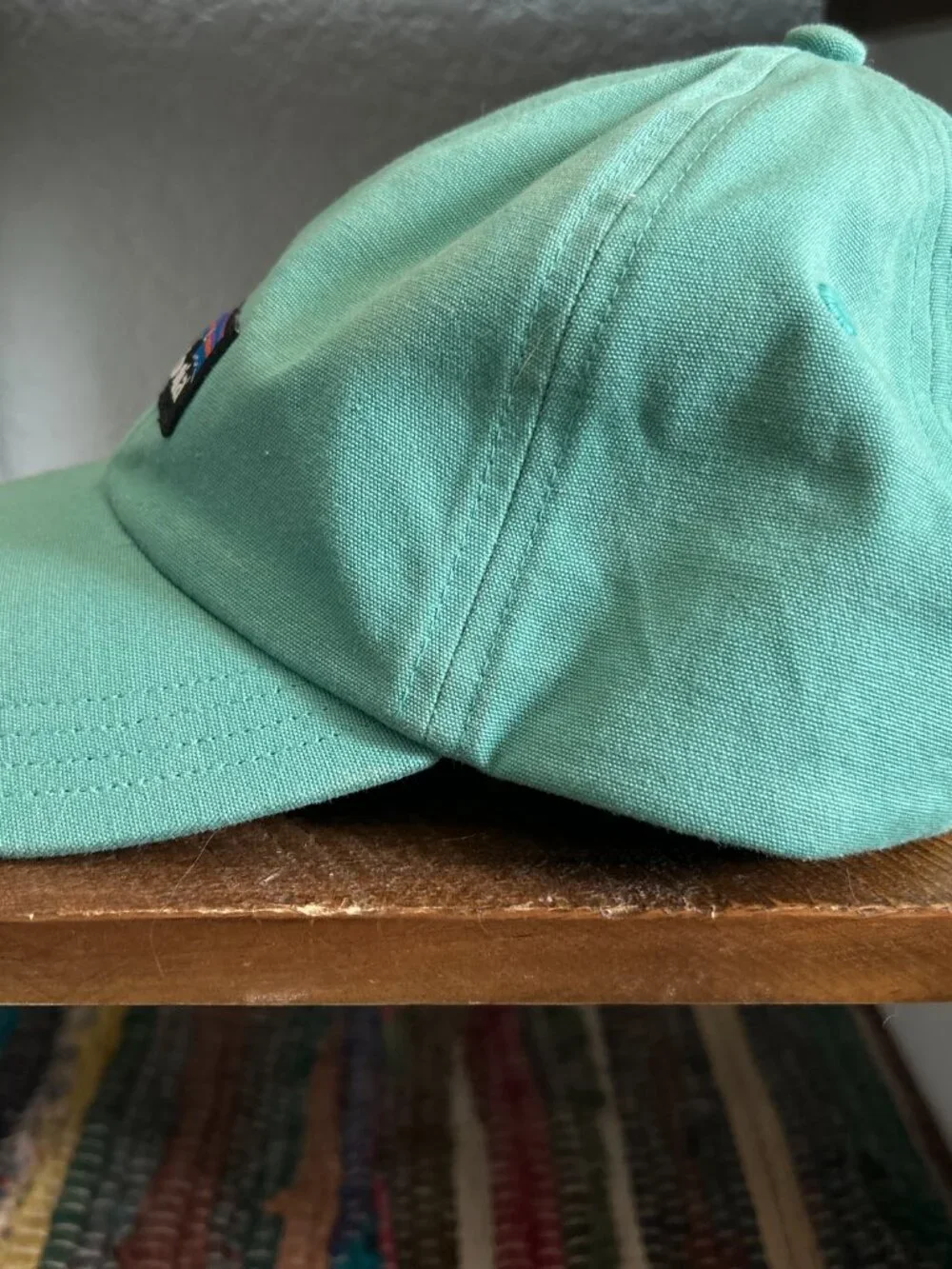 Patagonia P-6 Logo Trad Cap Seafoam Green Adjustable Dad Hat Organic Cotton